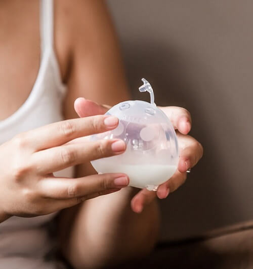 Recolector de leche materna de silicona Haakaa 75 ml (paquete de 1) :  InHealth